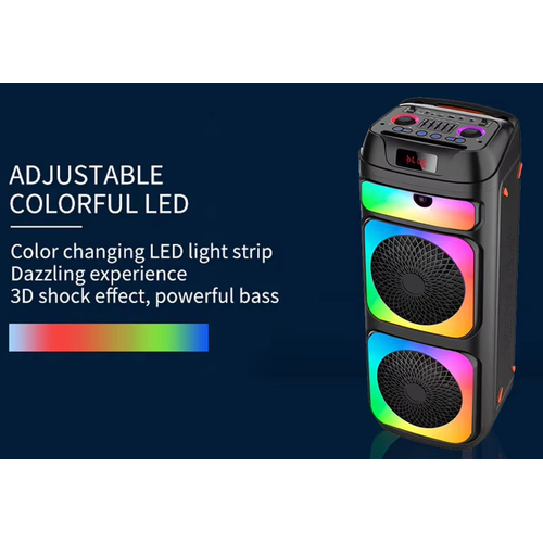 Φορητό ηχείο subwoofer με μικρόφωνο Karaoke - DR-1025 - 801124
