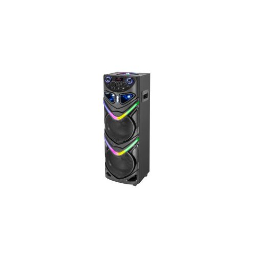 Φορητό ηχείο subwoofer με 2 μικρόφωνα Karaoke - CH-1089 - 801131