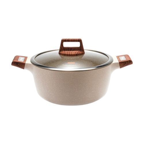 Κατσαρόλα αντικολλητική με καπάκι - 4.4L - CA005-B24-Beige - DSP - 567385 Κατσαρόλα αντικολλητική με καπάκι - 4.4L - CA005-B24-Beige - DSP - 567385