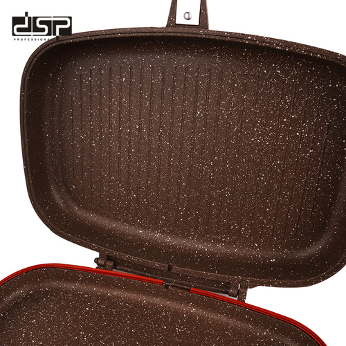 Διπλό αντικολλητικό τηγάνι Grill - CA007-F40-Brown - DSP - 610537 Διπλό αντικολλητικό τηγάνι Grill - CA007-F40-Brown - DSP - 610537