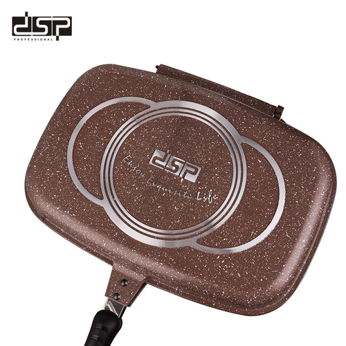 Διπλό αντικολλητικό τηγάνι Grill - CA007-F40-Brown - DSP - 610537 Διπλό αντικολλητικό τηγάνι Grill - CA007-F40-Brown - DSP - 610537