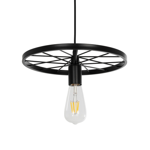 GLOBOSTAR® CASTOR 999-0228 Vintage Κρεμαστό Φωτιστικό Οροφής με Ντουί 1 x E27 AC 220-240V IP20 - Μαύρο - Μ30 x Π30 x Υ11cm GLOBOSTAR® CASTOR 999-0228 Vintage Κρεμαστό Φωτιστικό Οροφής με Ντουί 1 x E27 AC 220-240V IP20 - Μαύρο - Μ30 x Π30 x Υ11cm