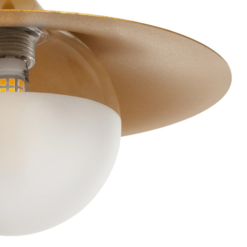 GLOBOSTAR® JOLIET 999-0042 Μοντέρνο Κρεμαστό Φωτιστικό Οροφής με Ντουί 1 x G9 AC 220-240V IP20 - Μαύρο & Χρυσό - Μ20 x Π20 x Y43cm