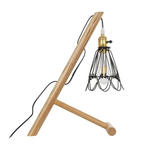 GloboStar® ELMA 999-0239 Μοντέρνο Επιτραπέζιο Φωτιστικό Πορτατίφ Μονόφωτο 1 x E27 IP20 Μπεζ Ξύλο με Μαύρο Μέταλλο - Μ35 x Π20 x Υ43cm GloboStar® ELMA 999-0239 Μοντέρνο Επιτραπέζιο Φωτιστικό Πορτατίφ Μονόφωτο 1 x E27 IP20 Μπεζ Ξύλο με Μαύρο Μέταλλο - Μ35 x Π20 x Υ43cm