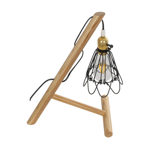 GloboStar® ELMA 999-0239 Μοντέρνο Επιτραπέζιο Φωτιστικό Πορτατίφ Μονόφωτο 1 x E27 IP20 Μπεζ Ξύλο με Μαύρο Μέταλλο - Μ35 x Π20 x Υ43cm GloboStar® ELMA 999-0239 Μοντέρνο Επιτραπέζιο Φωτιστικό Πορτατίφ Μονόφωτο 1 x E27 IP20 Μπεζ Ξύλο με Μαύρο Μέταλλο - Μ35 x Π20 x Υ43cm