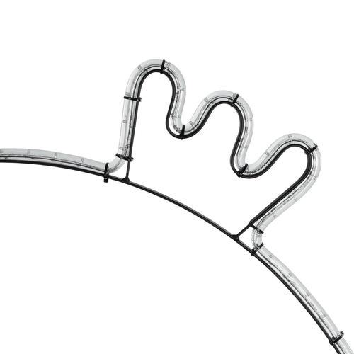 GLOBOSTAR® XMAS-CROWN-BIG Χριστουγεννιάτικο Διακοσμητικό Φωτιστικό LED 27.3W 1092lm 360° AC 220-240V Αδιάβροχο IP65 Θερμό Λευκό 2700K  - Μαύρο & Διάφανο - Μ88 x Π25 x Υ136cm - 2 Χρόνια Εγγύηση GLOBOSTAR® XMAS-CROWN-BIG Χριστουγεννιάτικο Διακοσμητικό Φωτιστικό LED 27.3W 1092lm 360° AC 220-240V Αδιάβροχο IP65 Θερμό Λευκό 2700K  - Μαύρο & Διάφανο - Μ88 x Π25 x Υ136cm - 2 Χρόνια Εγγύηση