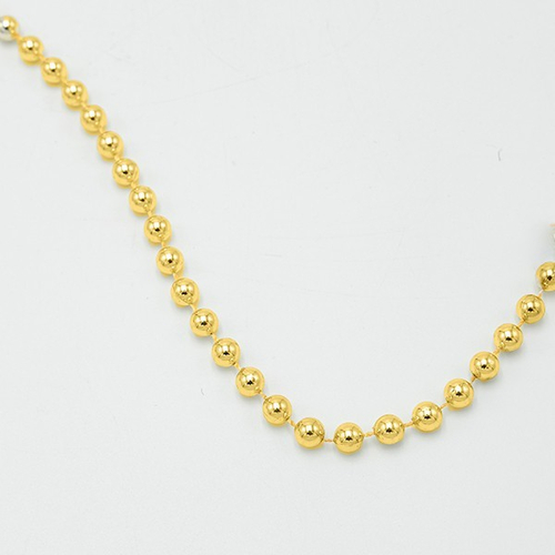 ΑΛΥΣΙΔΑ ΜΕ ΧΡΥΣΕΣ ΠΕΡΛΕΣ, 8mm, 1000cm