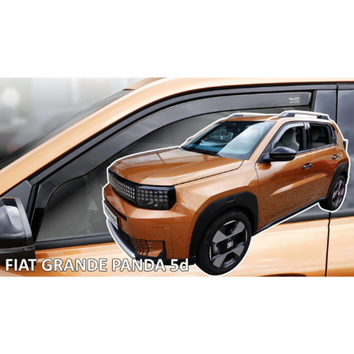 ΑΝΕΜΟΘΡΑΥΣΤΕΣ ΓΙΑ FIAT GRANDE PANTA /GRANDE PANTA HYBRID /GRANDE PANDA ELECTRIC 5D 2025+ ΖΕΥΓΑΡΙ ΑΠΟ ΕΥΚΑΜΠΤΟ ΦΙΜΕ ΠΛΑΣΤΙΚΟ HEKO - 2 ΤΕΜ.