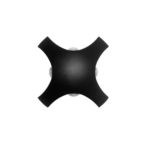 GLOBOSTAR® SPARK 60683 Μοντέρνο Φωτιστικό Τοίχου - Απλίκα LED 8W 1000lm 30° AC 220-240V Αδιάβροχο IP65 Θερμό Λευκό 2700K - CREE XPE Chip & TÜV SÜD Driver - Μαύρο Ματ - Μ14.5 x Π5 x Υ14.5cm - 5 Χρόνια Εγγύηση GLOBOSTAR® SPARK 60683 Μοντέρνο Φωτιστικό Τοίχου - Απλίκα LED 8W 1000lm 30° AC 220-240V Αδιάβροχο IP65 Θερμό Λευκό 2700K - CREE XPE Chip & TÜV SÜD Driver - Μαύρο Ματ - Μ14.5 x Π5 x Υ14.5cm - 5 Χρόνια Εγγύηση