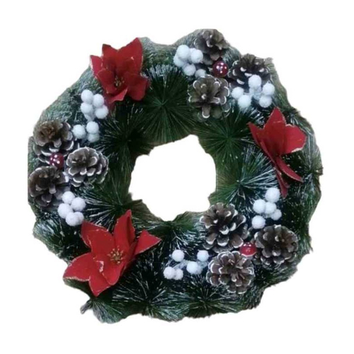 Χριστουγεννιάτικo διακοσμητικό στεφάνι - 40cm - 143674 Χριστουγεννιάτικo διακοσμητικό στεφάνι - 40cm - 143674