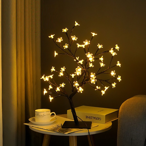 Φωτιζόμενο διακοσμητικό δεντράκι LED επιτραπέζιο - 48L - 272320 Φωτιζόμενο διακοσμητικό δεντράκι LED επιτραπέζιο - 48L - 272320