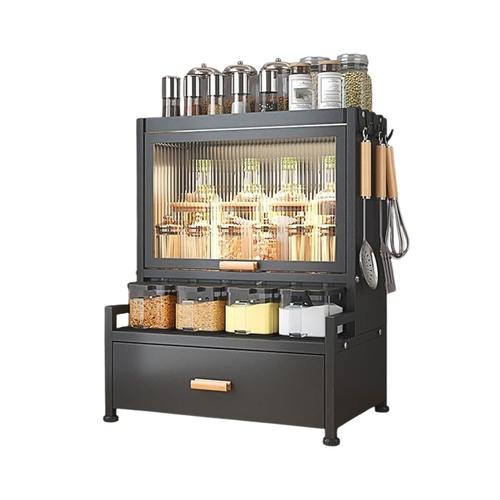 Ντουλάπι οργάνωσης κουζίνας διώροφο - 11908 - 114029 - Black Ντουλάπι οργάνωσης κουζίνας διώροφο - 11908 - 114029 - Black