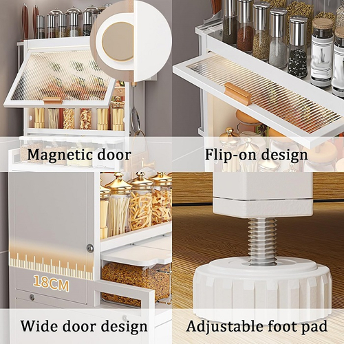 Ντουλάπι οργάνωσης κουζίνας τριώροφο - 11909 - 114036 - Black Ντουλάπι οργάνωσης κουζίνας τριώροφο - 11909 - 114036 - Black