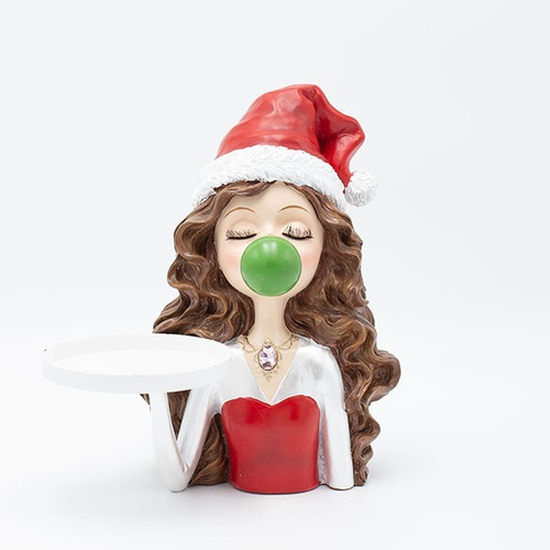 ΚΟΡΙΤΣΙ ΠΟΛΥΡΕΖΙΝ, ΜΕ ΤΣΙΧΛΟΦΟΥΣΚΑ ΚΑΙ ΔΙΣΚΟ, 21x17x23cm