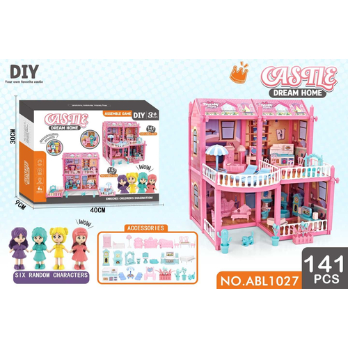 Κουκλόσπιτο DIY - Dream Home - ABL-1033 - 141pcs - 211226