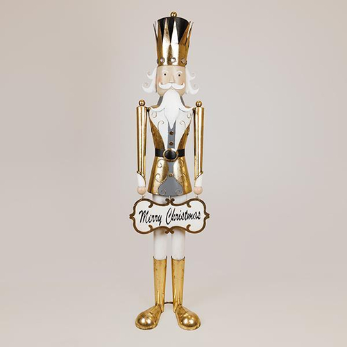 ΚΑΡΥΟΘΡΑΥΣΤΗΣ ΜΕ ΠΙΝΑΚΙΔΑ, ΜΕΤΑΛΛΙΚΟΣ, ΧΡΥΣΟΣ, 27.30x27.95x165cm