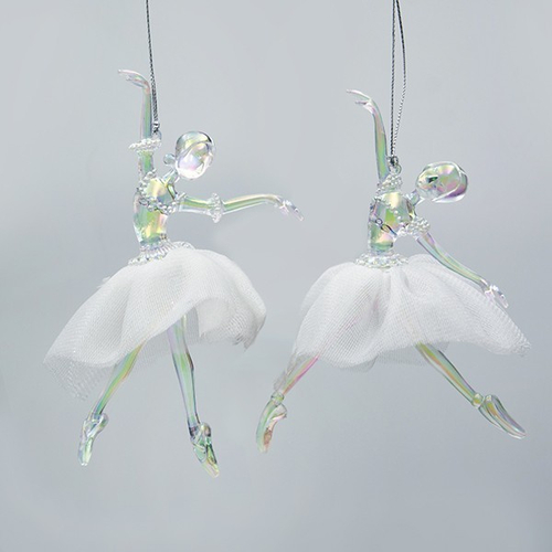 ΝΕΡΑΙΔΑ ΑΚΡΥΛΙΚΗ ΛΕΥΚΗ, 2 ΣΧΕΔΙΑ, 11x2x15cm