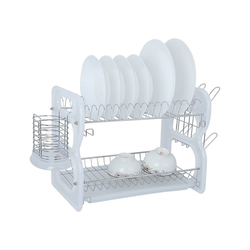 Πιατοθήκη αποστράγγισης διώροφη - WL-232 - 40cm - 521315 - White Πιατοθήκη αποστράγγισης διώροφη - WL-232 - 40cm - 521315 - White