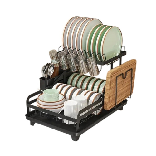 Πιατοθήκη αποστράγγισης διώροφη - 4011 - 521391 - Black Πιατοθήκη αποστράγγισης διώροφη - 4011 - 521391 - Black