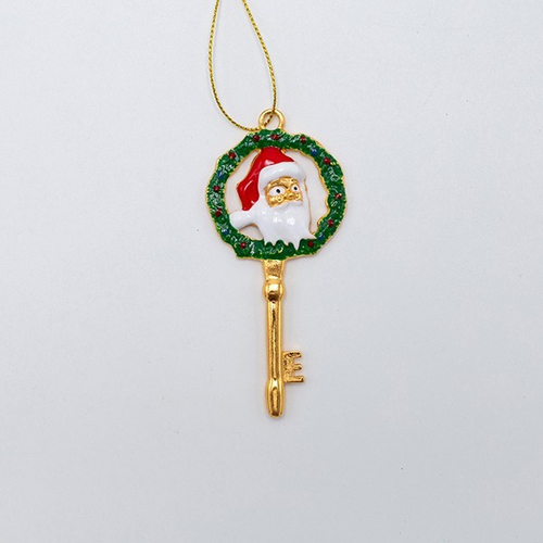 ΣΤΟΛΙΔΙ ΚΛΕΙΔΙ ΜΕ ΑΗ ΒΑΣΙΛΗ, ΧΡΥΣΟ, 9x4cm