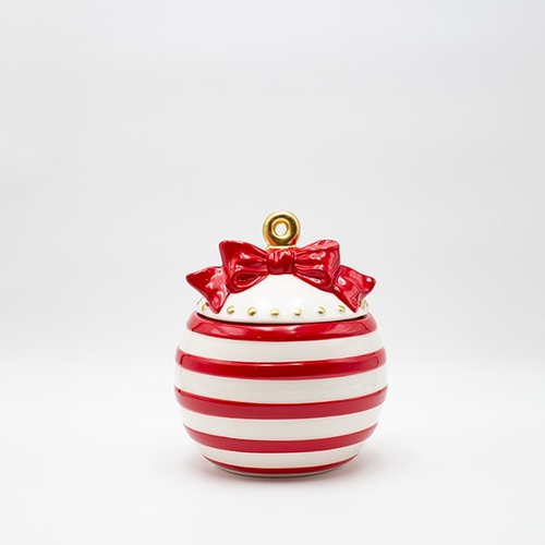 ΜΠΙΣΚΟΤΙΕΡΑ, ΧΡΙΣΤΟΥΓΕΝΝΙΑΤΙΚΗ ΜΠΑΛΑ CANDY, ΔΙΑΚΟΣΜΗΤΙΚΗ, 17x20cm