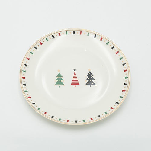 ΠΙΑΤΟ ΜΕ ΧΡΩΜΑΤΙΣΤΑ ΔΕΝΤΡΑΚΙΑ, ΣΕΤ 2ΤΜΧ, 20cm