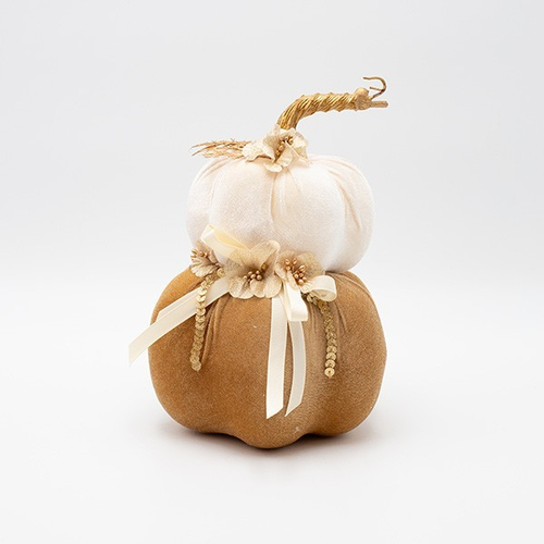 ΒΕΛΟΥΔΙΝΗ ΚΟΛΟΚΥΘΑ, ΔΙΠΛΗ, ΛΕΥΚΗ ΜΟΚΑ, 15x22cm