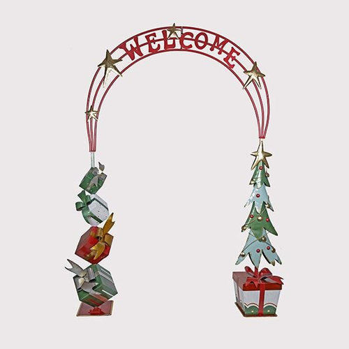 ΜΕΤΑΛΛΙΚΗ ΚΑΜΑΡΑ, WELCOME, 182x40x232cm