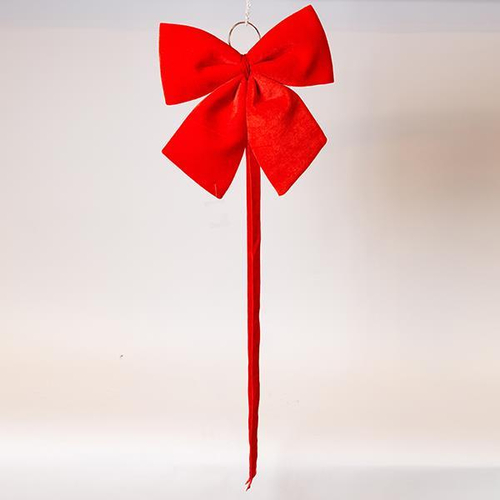 ΦΙΟΓΚΟΣ, ΒΕΛΟΥΔΙΝΟΣ ΚΟΚΚΙΝΟΣ, ΜΕ ΚΟΡΔΕΛΑ, 34cm