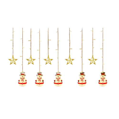 Χριστουγεννιάτικα διακοσμητικά φώτα LED - Κουρτίνα - Χιονάνθρωπος - 10-100L - 150135 Χριστουγεννιάτικα διακοσμητικά φώτα LED - Κουρτίνα - Χιονάνθρωπος - 10-100L - 150135