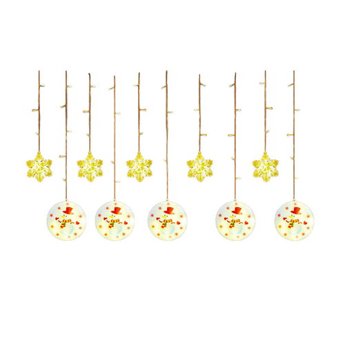 Χριστουγεννιάτικα διακοσμητικά φώτα LED - Κουρτίνα - Χιονάνθρωπος - 10-110L - 150227 Χριστουγεννιάτικα διακοσμητικά φώτα LED - Κουρτίνα - Χιονάνθρωπος - 10-110L - 150227