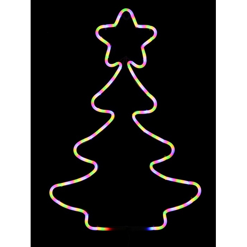 Χριστουγεννιάτικο φωτεινό διακοσμητικό LED - Δέντρο - 50cm - Colorful - 150869 Χριστουγεννιάτικο φωτεινό διακοσμητικό LED - Δέντρο - 50cm - Colorful - 150869