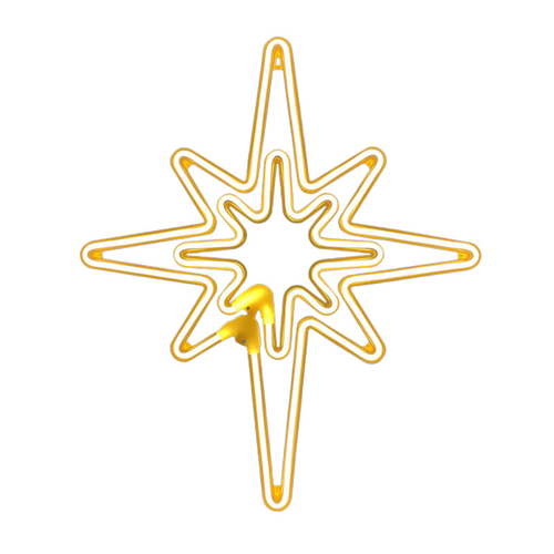 Χριστουγεννιάτικο φωτεινό διακοσμητικό LED - Αστέρι - 50cm - Cool White - 150876 Χριστουγεννιάτικο φωτεινό διακοσμητικό LED - Αστέρι - 50cm - Cool White - 150876