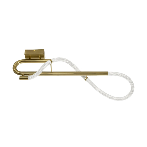 kelvo® GLOW 61684 Μοντέρνο Φωτιστικό Οροφής LED 18W 1800lm 360° AC 220-240V IP20 Ρυθμιζόμενο Λευκό CCT με On/Off 2700K/4500K/6000K - Lumileds SMD Chip - Χρυσό Πλατίνα & Λευκό Νήμα - Μ65 x Π30 x Υ30cm - 3 Χρόνια Εγγύηση kelvo® GLOW 61684 Μοντέρνο Φωτιστικό Οροφής LED 18W 1800lm 360° AC 220-240V IP20 Ρυθμιζόμενο Λευκό CCT με On/Off 2700K/4500K/6000K - Lumileds SMD Chip - Χρυσό Πλατίνα & Λευκό Νήμα - Μ65 x Π30 x Υ30cm - 3 Χρόνια Εγγύηση