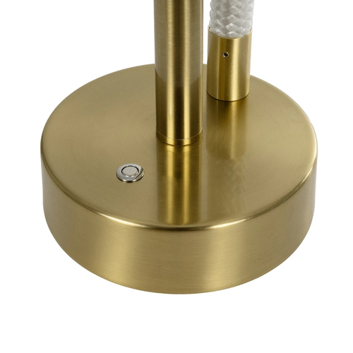 kelvo® GLOW 61685 Μοντέρνο Επιτραπέζιο Φωτιστικό Πορτατίφ LED 18W 1800lm 360° AC 220-240V IP20 Ρυθμιζόμενο Λευκό CCT με Αφή 2700K/4500K/6000K Dimmable - Lumileds SMD Chip - Χρυσό Πλατίνα & Λευκό Νήμα - Μ30 x Π30 x Υ60cm - 3 Χρόνια Εγγύηση kelvo® GLOW 61685 Μοντέρνο Επιτραπέζιο Φωτιστικό Πορτατίφ LED 18W 1800lm 360° AC 220-240V IP20 Ρυθμιζόμενο Λευκό CCT με Αφή 2700K/4500K/6000K Dimmable - Lumileds SMD Chip - Χρυσό Πλατίνα & Λευκό Νήμα - Μ30 x Π30 x Υ60cm - 3 Χρόνια Εγγύηση