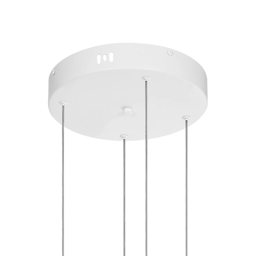 kelvo® VENOM 61192 Μοντέρνο Κρεμαστό Φωτιστικό Οροφής LED 150W 17659lm 120° AC 220-240V IP20 Ρυθμιζόμενο Λευκό CCT με Χειριστήριο από 2700K έως 6000K Dimmable - Lumileds SMD Chip - Λευκό Ματ - Μ150 x Π90 x Υ60cm - 3 Χρόνια Εγγύηση