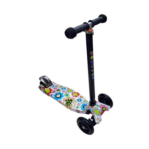 Παιδικό πατίνι τρίκυκλο - NLD-606 - 630116 - White/Colorful