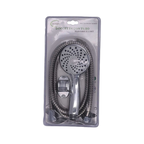 Τηλέφωνο ντους με επιλογές πίεσης και σπιράλ - 1.5m - 88024