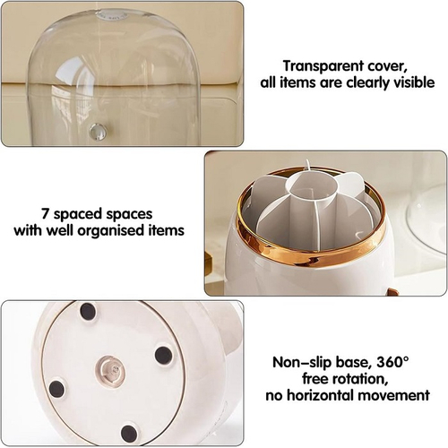 Θήκη οργάνωσης πινέλων μακιγιάζ - LD1023 - 292215 - White Θήκη οργάνωσης πινέλων μακιγιάζ - LD1023 - 292215 - White