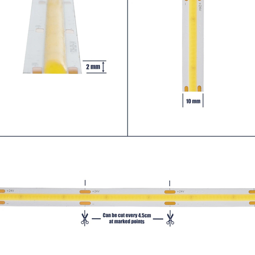 GLOBOSTAR® BEE 70350 Ταινία LED 10W/m 1100lm/m 120° DC 24V IP20 528 x COB Chip/m Ψυχρό Λευκό 6000K Dimmable - Μ500 x Π1 x Υ0.2cm - Ρολό 5 Μέτρων - 5 Χρόνια Εγγύηση GLOBOSTAR® BEE 70350 Ταινία LED 10W/m 1100lm/m 120° DC 24V IP20 528 x COB Chip/m Ψυχρό Λευκό 6000K Dimmable - Μ500 x Π1 x Υ0.2cm - Ρολό 5 Μέτρων - 5 Χρόνια Εγγύηση
