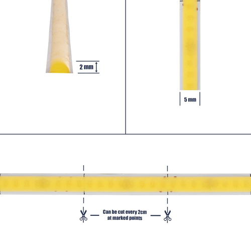 GLOBOSTAR® BEE 70355 Ταινία LED 9W/m 990lm/m 120° DC 24V IP20 384 x COB Chip/m Ψυχρό Λευκό 6000K Dimmable - Μ500 x Π0.5 x Υ0.2cm - Ρολό 5 Μέτρων - 5 Χρόνια Εγγύηση GLOBOSTAR® BEE 70355 Ταινία LED 9W/m 990lm/m 120° DC 24V IP20 384 x COB Chip/m Ψυχρό Λευκό 6000K Dimmable - Μ500 x Π0.5 x Υ0.2cm - Ρολό 5 Μέτρων - 5 Χρόνια Εγγύηση
