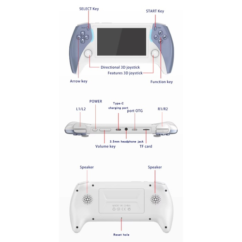 Φορητή κονσόλα παιχνιδιών - XP PRO - 812594 - Blue