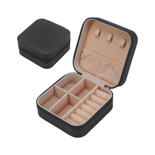 Θήκη οργάνωσης κοσμημάτων mini με φερμουάρ - LD1006 - 922132 - Black Θήκη οργάνωσης κοσμημάτων mini με φερμουάρ - LD1006 - 922132 - Black