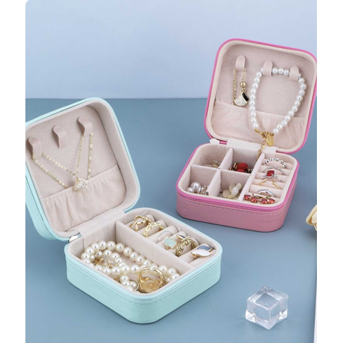 Θήκη οργάνωσης κοσμημάτων mini με φερμουάρ - LD1006 - 922132 - Pink Θήκη οργάνωσης κοσμημάτων mini με φερμουάρ - LD1006 - 922132 - Pink