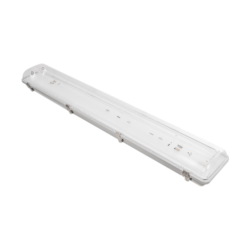 GLOBOSTAR® VIGAS 999-0250 Γραμμικό Βιομηχανικό Φωτιστικό Σκαφάκι Tri-Proof με Μεταλλικά Clips για 2 x Λάμπες T8 G13 90cm Τύπου Φθορίου LED Τροφοδοσίας Ενός Άκρου 120° AC 220-240V Αδιάβροχο IP65 - Γκρι με Διάφανο Κάλυμμα Πλαστικό PC - Μ100 x Π15 x Υ10cm GLOBOSTAR® VIGAS 999-0250 Γραμμικό Βιομηχανικό Φωτιστικό Σκαφάκι Tri-Proof με Μεταλλικά Clips για 2 x Λάμπες T8 G13 90cm Τύπου Φθορίου LED Τροφοδοσίας Ενός Άκρου 120° AC 220-240V Αδιάβροχο IP65 - Γκρι με Διάφανο Κάλυμμα Πλαστικό PC - Μ100 x Π15 x Υ10cm