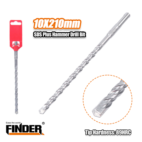 Τρυπάνι μπετού SDS - 10Χ210mm - Finder - 195809 Τρυπάνι μπετού SDS - 10Χ210mm - Finder - 195809