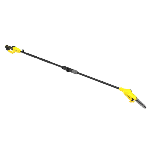Αλυσοπρίονο κονταριού FATMAX V20 18V BRUSHLESS με λάμα 20cm, κοντάρι ως 3m, Σκέτο σώμα.
3m πτυσσόμενος στύλος που διπλώνει για εξοικονόμηση χώρου, εύκολή μεταφορά και αποθήκευση. Αυτόματη λίπανση της αλυσίδας. Σύστημα κλειδώματος με τάνυση για εύκολη αλλαγή και αντίκατάσταση. Άνετο στην χρήση με μαλακή λαβή στο στύλο και στον ιμάντα. Λάμα 20cm με ικανότητα κοπής εως 15cm. Άγγιστρο κλάδου που βοηθά στην αφέρεση κολλημένων κλαδιών μετά την κοπή.

Μήκος λάμας: 20cm
Μέγιστη κοπή: 15cm
Ταχύτητα αλυσίδας: 4,3m/s
Βάρος:3,6Kg / SFMCPS720B-XJ