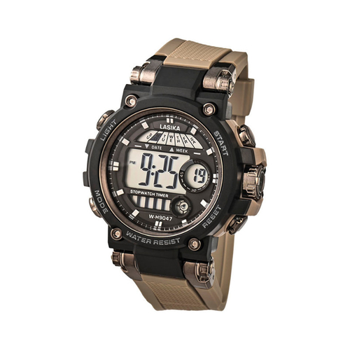 Ψηφιακό ρολόι χειρός - LS9047 - Lasika - 817322 - Beige