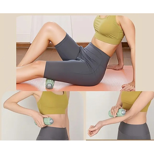 Επαναφορτιζόμενο Massage Roller - USB - 813607 - Powder Pink