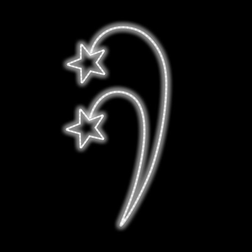 ΕΠΑΓΓΕΛΜΑΤΙΚΟ ΣΧΕΔΙΟ, ΕΠΙΣΤΗΛΙΟ, ΜΕ 2 ΑΣΤΕΡΙΑ, 230V, ΘΕΡΜΗ ΛΕΥΚΗ LED ΦΩΤΟΣΩΛΗΝΑ, 140x90cm, IP65